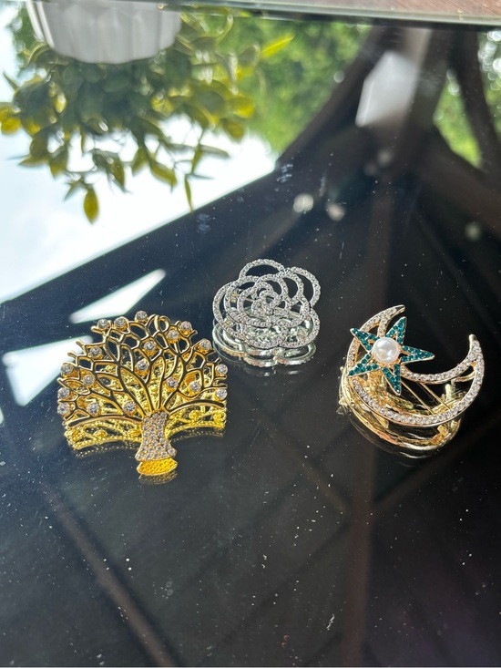 Jewelry - Brooch 3pc